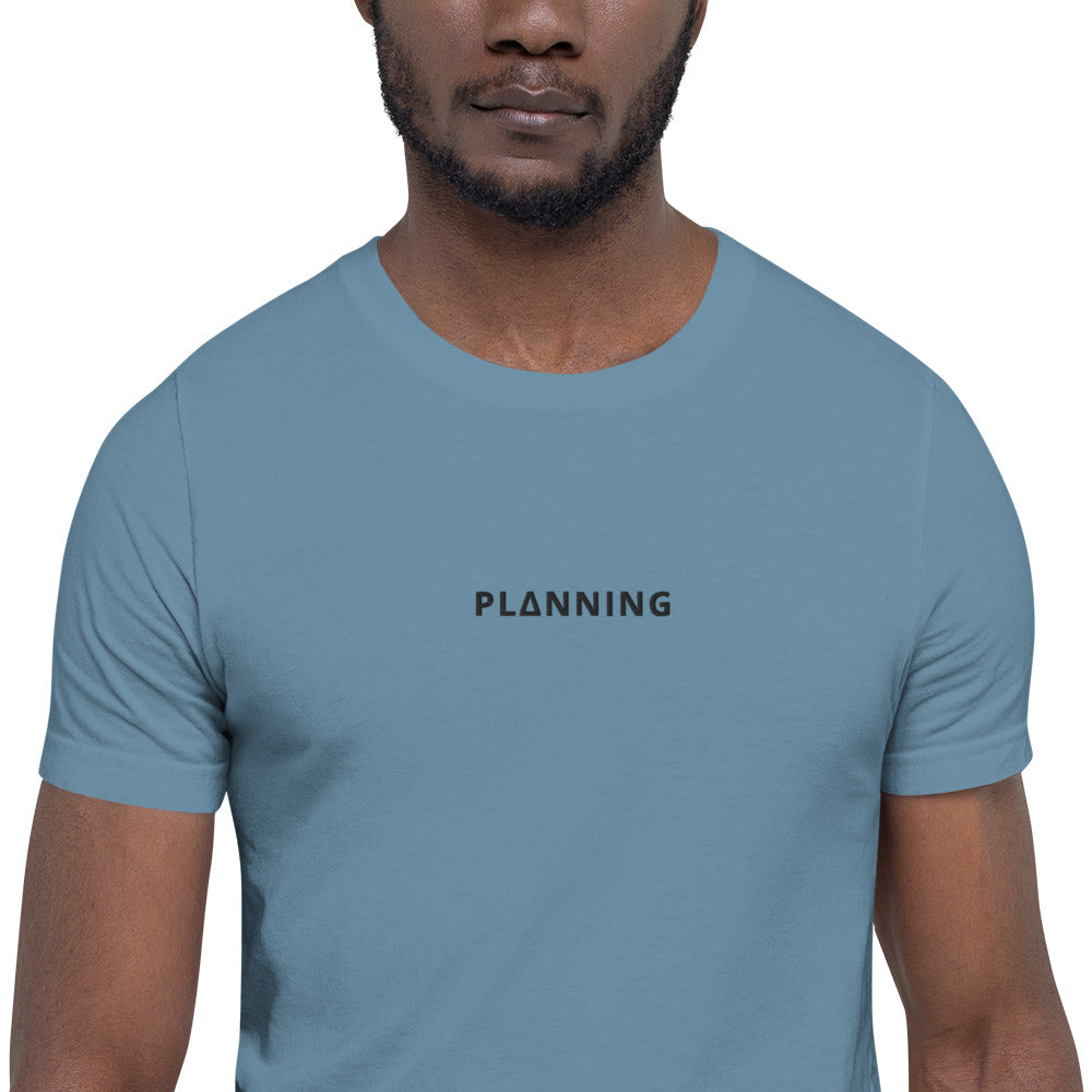 PLΔNNING Embroided Unisex T-Shirt