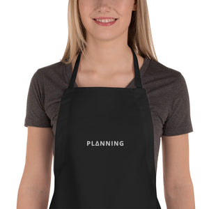 PLΔNNING Embroidered Apron